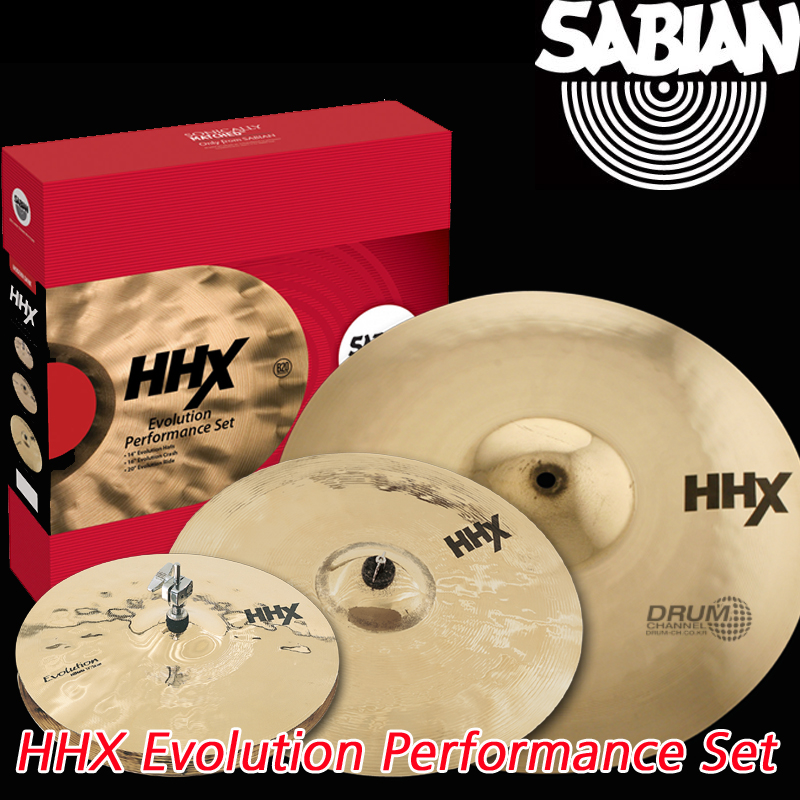 [★드럼채널★] SABIAN HHX Evolution Performance Cymbal Pack